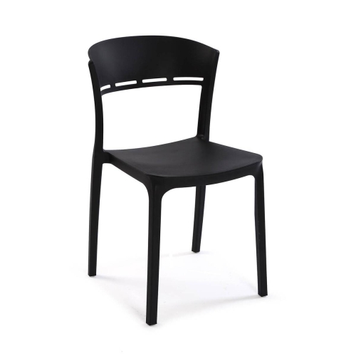 Silla de Cocina de Polipropileno con Respaldo