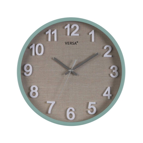 Reloj de Pared 30 cm VESTA Marrón/Mint 19520175