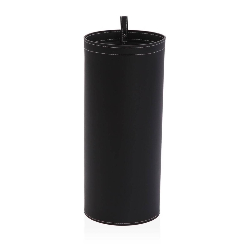 Paraguero Decorativo en Polipiel Color Negro 48 cm 20200754