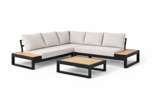 Conjunto de Jardín Esquinero Aluminio Antracita PORTUGAL