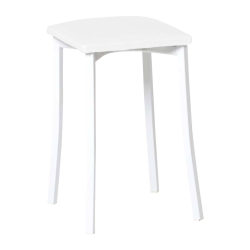 Taburete de Cocina con Estructura de Aluminio y Asiento Tapizado 823/BL