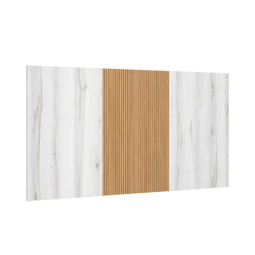 Cabecero de Melamina Color Albo y Rayado Natural ARLÉS EC9811