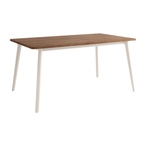 Mesa Kamba Rectangular 140 cm Estuctura Marfil BOGAL CNG052M
