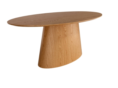 Mesa comedor fija ovalada roble biselado 220 cm NAMIB