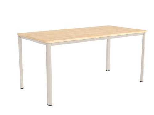 Mesa de Comedor Patas Marfil Fija de 120 cm metal-Melamina ONEA