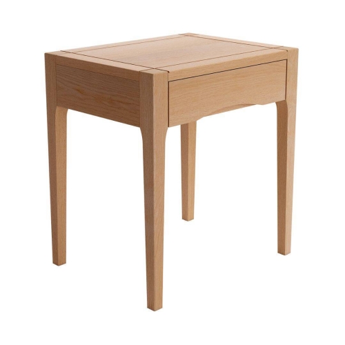 Mesita de Noche con Cajón en Fresno Natural VEDIA CG2120FN