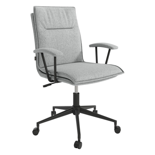 Silla de Escritorio Giratoria Tapizada Gris BONN