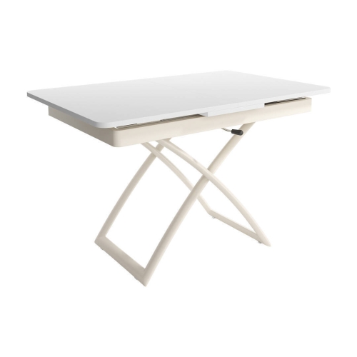 Mesa de Centro Elevable y Extensible con Ruedas LLANES