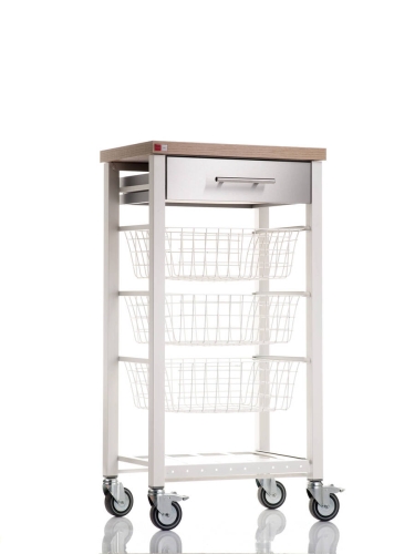 Carrito de Cocina con Ruedas y Cajón ONDA