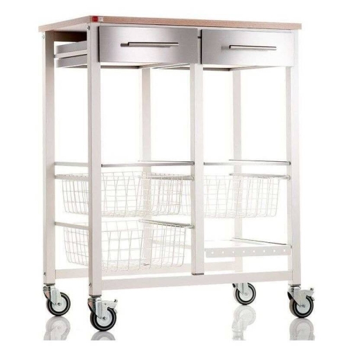 Carrito de Cocina con Dos Cajones ONDA