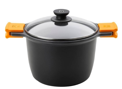 Olla alta BRA EFFICIENT de 24cm con tapa