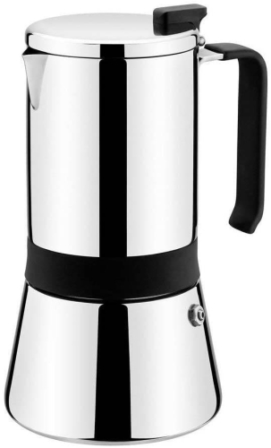 Cafetera acero AROMA 4 tazas MONIX M770004