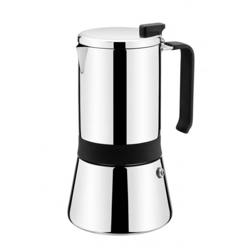 Cafetera acero AROMA 6 tazas MONIX M770006