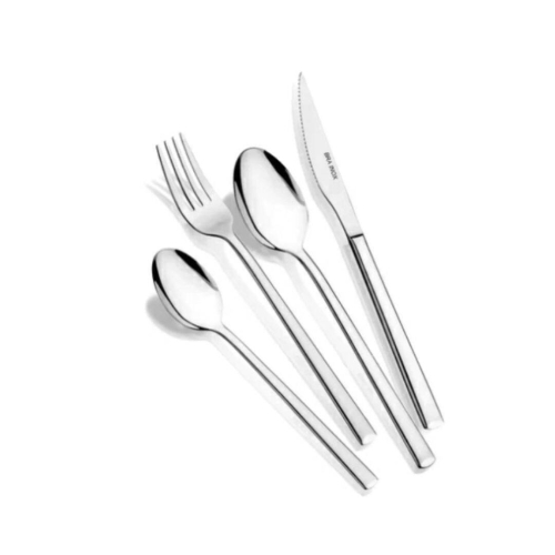 Cubertería de 113 Piezas con Cuchillo Chuletero VERONA BRA A048113
