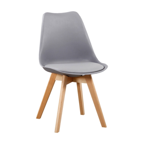 Silla de Comedor de Resina estilo Nórdico FINA