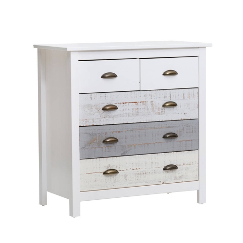 Cómoda de Madera con 3 Cajones ROMANTICA