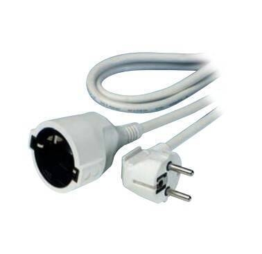 Cable Prolongador de Corriente 3m Blanco VIVANCO 7280
