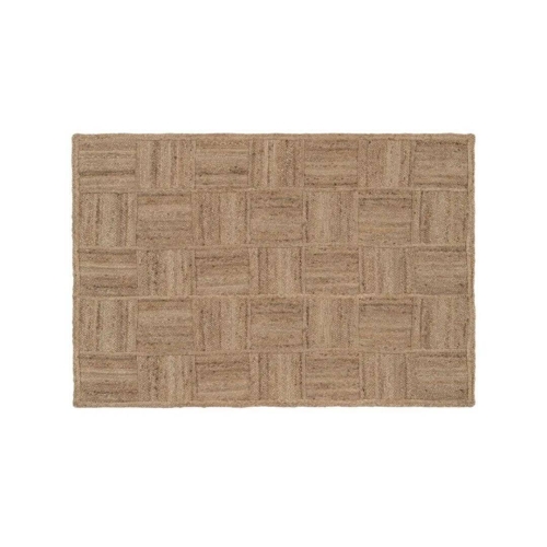 Alfombra Rectangular de Yute de Diseño 607188