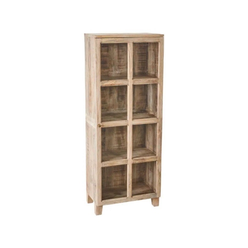 Vitrina de Madera de Mango de 1 Puerta 604771