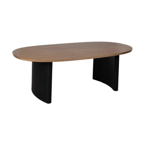 Mesa Comedor Negro-Natural de Madera 612170