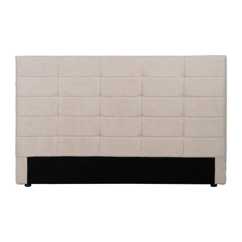 Cabecero de Matrimonio Tapizado en Tejido de Tela Color Beige 613521