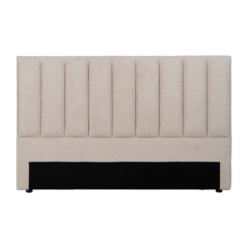 Cabecero de Matrimonio Tapizado en Tela Beige 613525