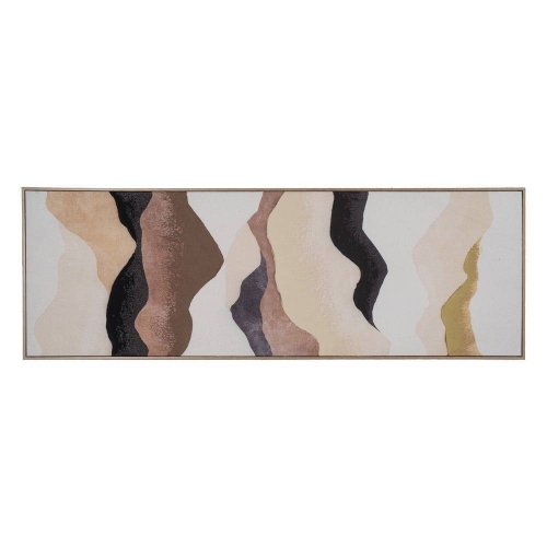 Cuadro Abstracto de Impresión 50% Acabado a Mano PS-Lienzo de 150x50 cm 614724