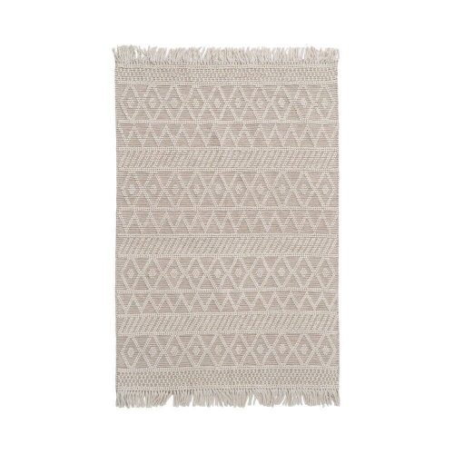 Alfombra de Salón Tejido Color Crema 160x230 cm 612739