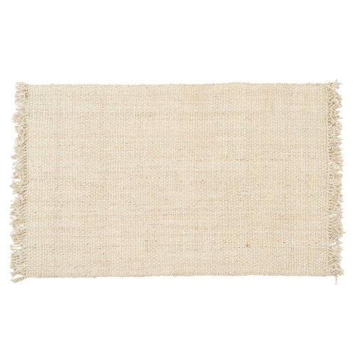 Alfombra de Salón Yute Color Crema 160x230 cm ALTEA 609385