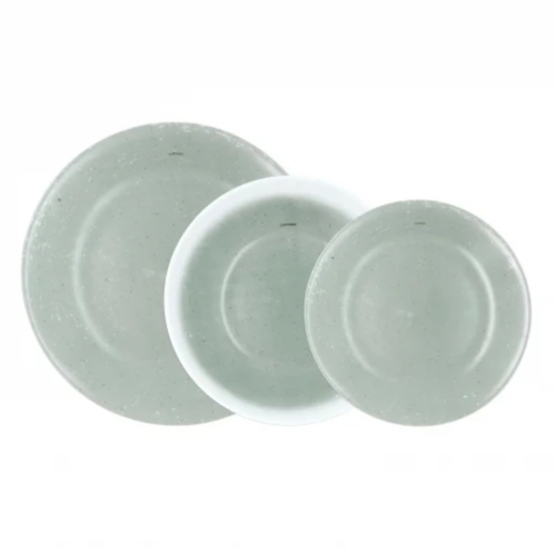 Vajilla de Vidrio Opal 18 Piezas para 6 Personas SENDA VERT LUMINARC 5429555