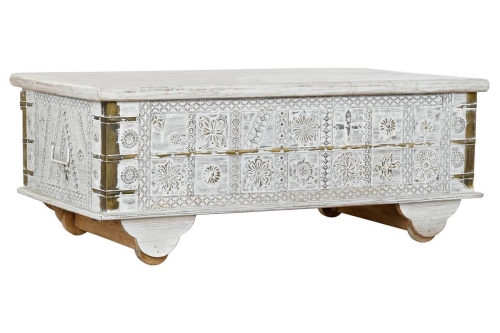 Mesa Auxiliar de Café en Blanco MB-182010
