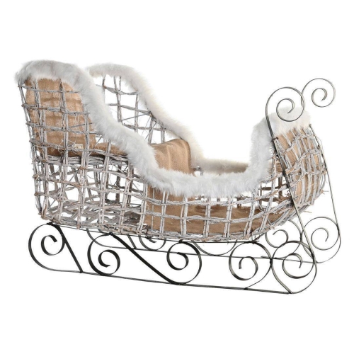 Trineo de Papa Noel color Blanco con Luces Led