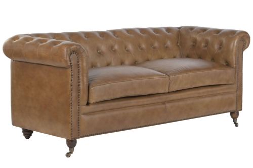 Sofá Chester de Piel Clásico 3 Plazas MB-223603