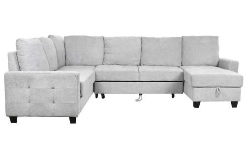 Sofá Cama Chaiselongue en Poliéster con Arcón MB-219483
