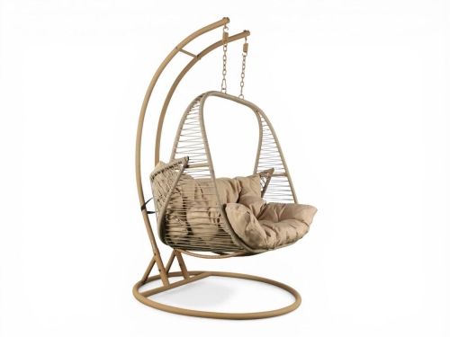 Sillón Colgante de Ratán Sintético 2 Plazas MB-224155