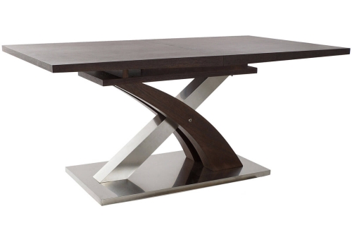 Mesa de Comedor Extensible MDF y Acero 160-220 cm MB-178116