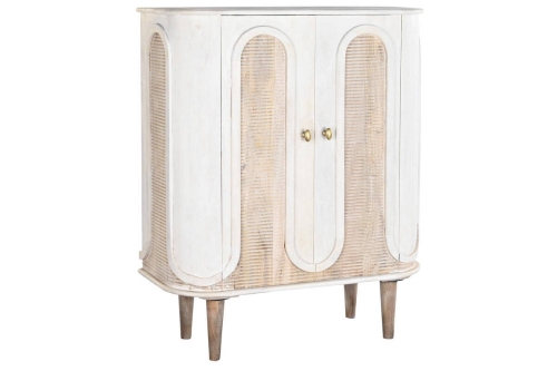 Aparador de Madera de Mango Blanco 92 cm MB-200599