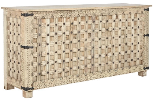 Consola de Madera Tallada Estilo Antiguo MB-213736