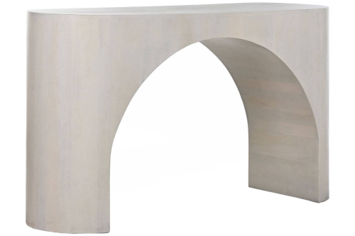 Consola de Madera de Mango Blanco MB-214817