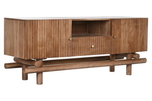 Mueble TV de 145 cm de Madera de Mango Acabado Natural MB-215096