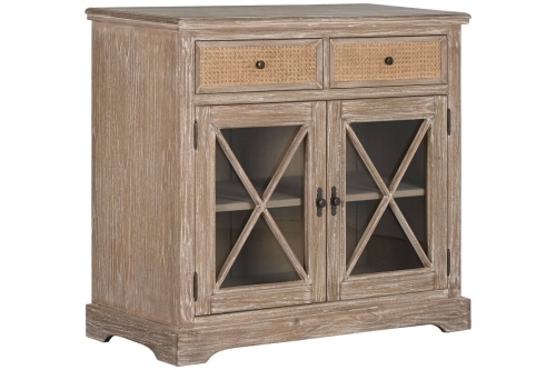 Aparador de Madera de Bayur con Ratán MB-215347