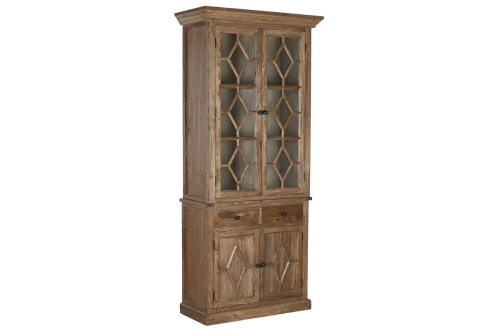 Vitrina de Salón en Madera Reciclada y Olmo Natural MB-215907