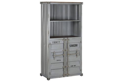 Estantería Industrial Metal y MDF Container Color Gris MB-217354