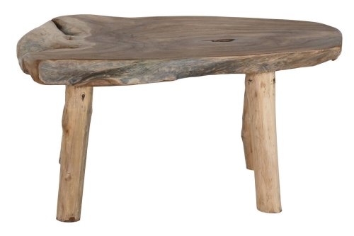 Mesa de Centro de Raíz de Teca Natural 120 cm MB-217917