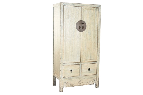 Armario de Madera de Abeto Tallada Natural MB-220526