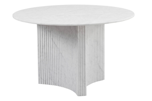 Mesa de Comedor Redonda con Superficie de Granito MB-226677