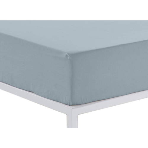 Sábana Bajera Ajustable Color Plata Cama de 135