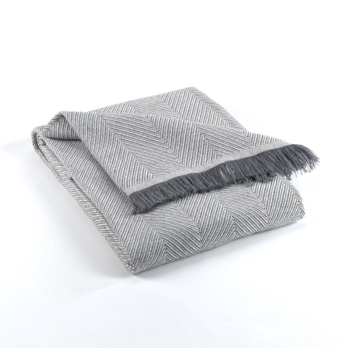 Manta Multiusos LUCCA 180X260 Gris 472989