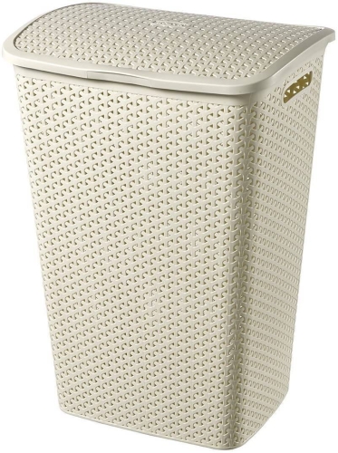 Cesto de ropa 55L MYSTYLE vintage blanco CURVER 216582