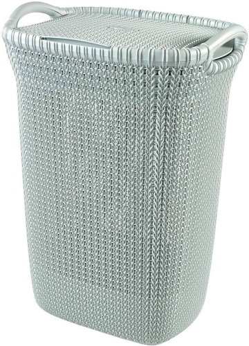 Cesto de ropa KNIT JAMPER 57L 45X34X61 azul bruma 228411
